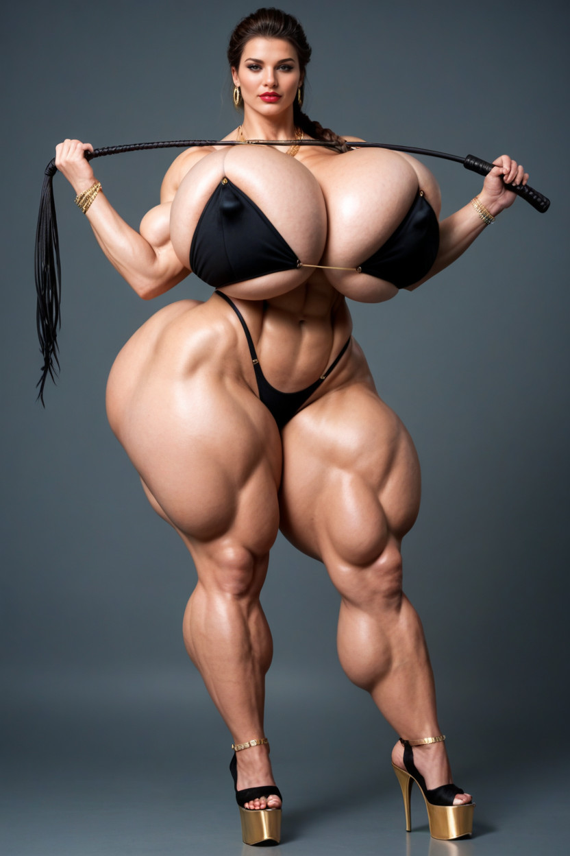 Giant Fake Milf Tits, Bottom Heavy, Sein Colossal Porno IA
