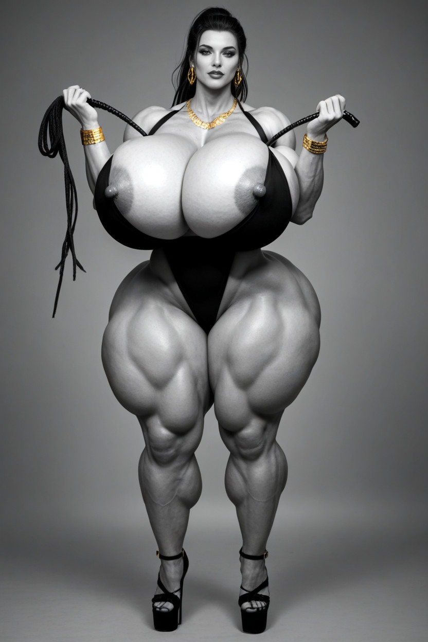 Full Body, Gold Jewlery, Colossal Breast AI Porn