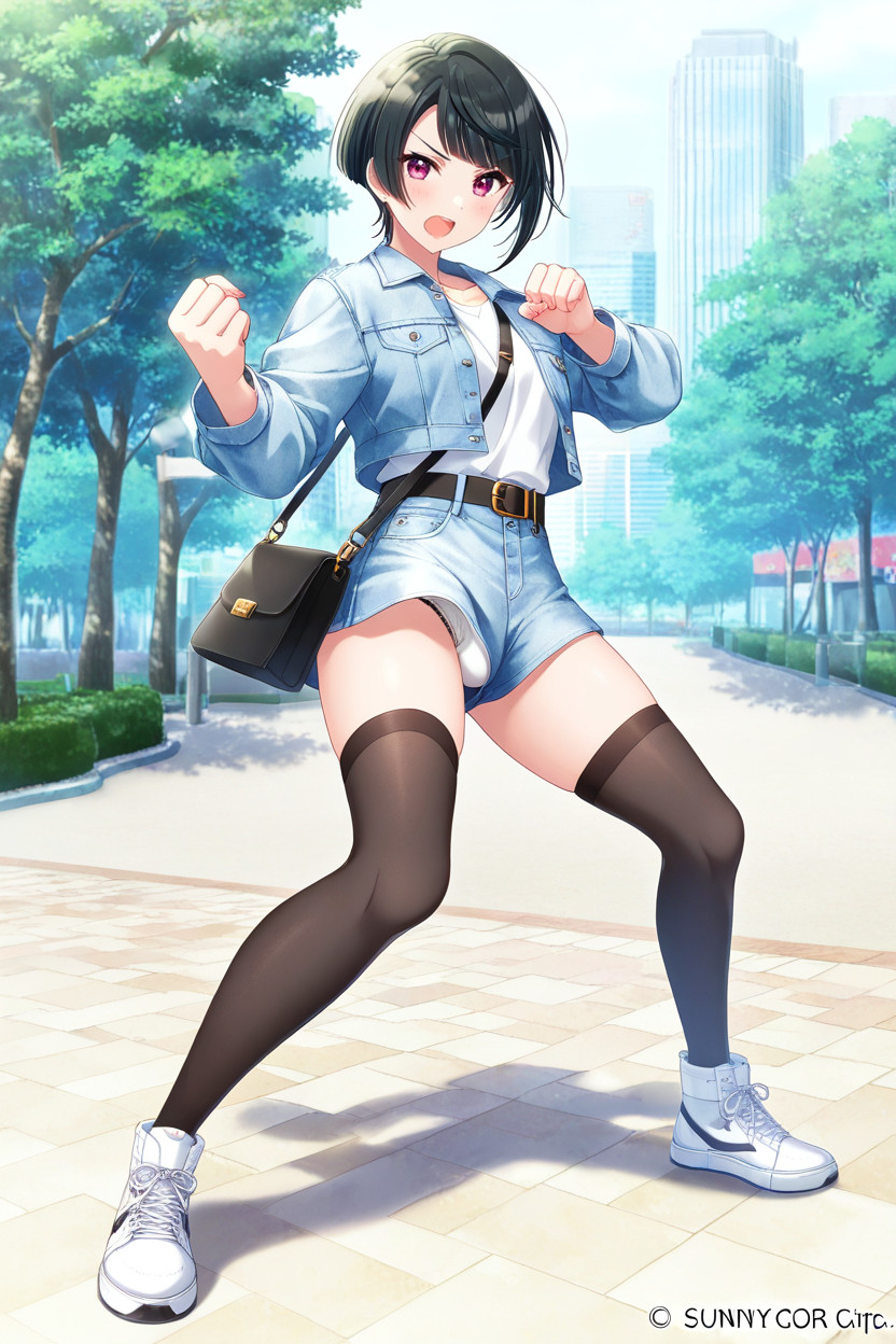 High Resolution, Waist Belt, Full Body Porno IA