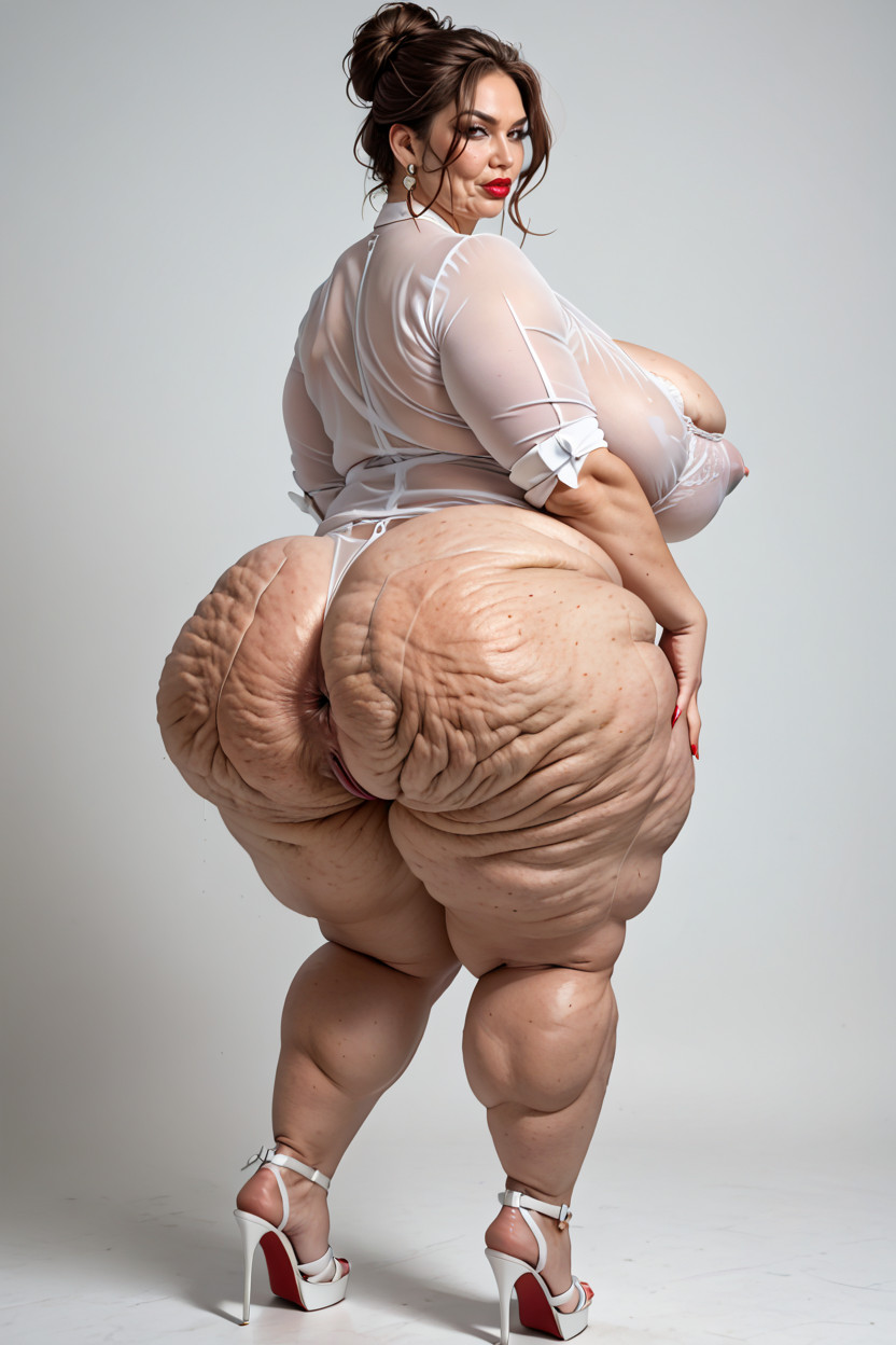 Massive Breast, Obese Ass, 30+ AI Porn