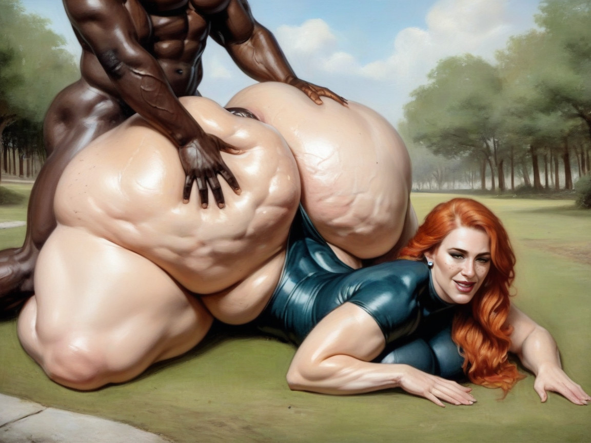 異人種間bbc, Interracial, Massive Ass AIエロ