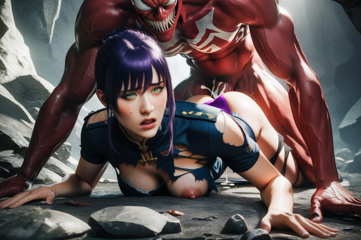 Laying On Stomach, On Ground, Head Down AI 야짤