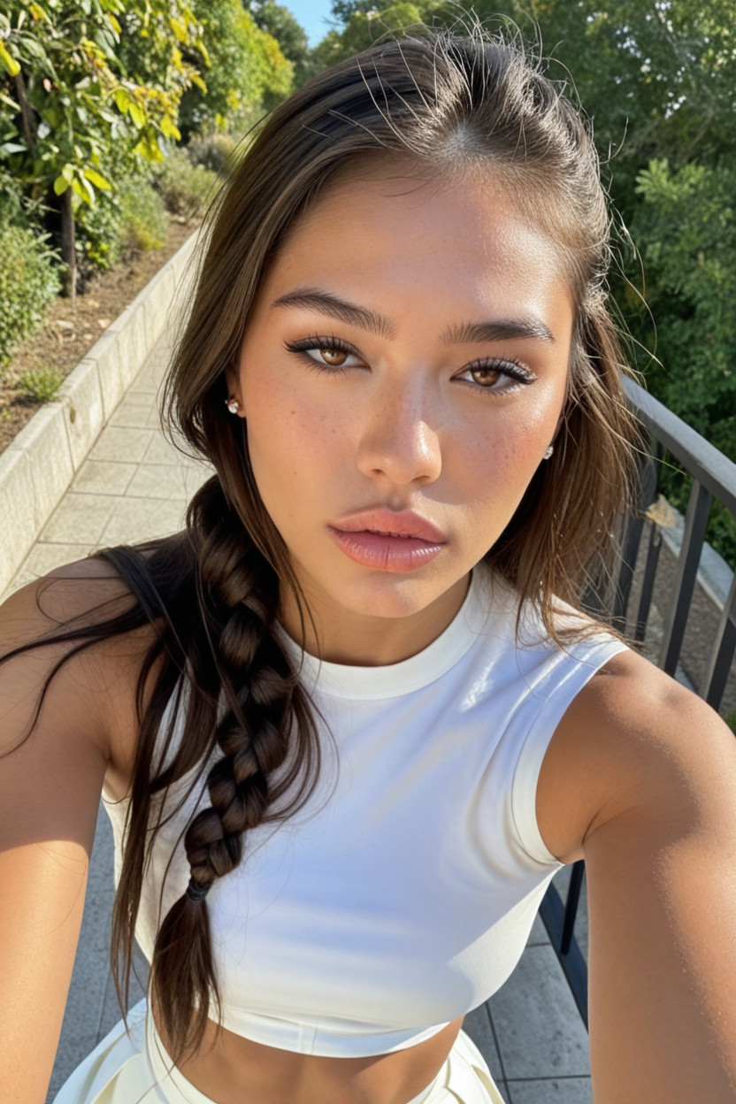 Enojada, Amanecer, Sexy Gorgeous Face Porno IA
