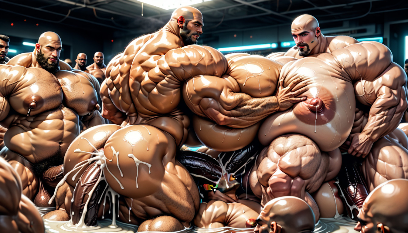 Massive Muscles, All Anal Sex, Massive Muscles Porno IA