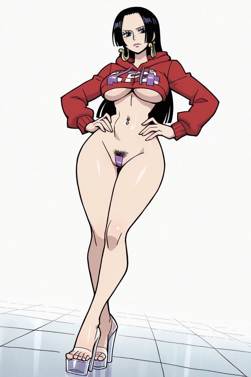 Standing, Black Pubic Hair, Tight Waist AIエロ