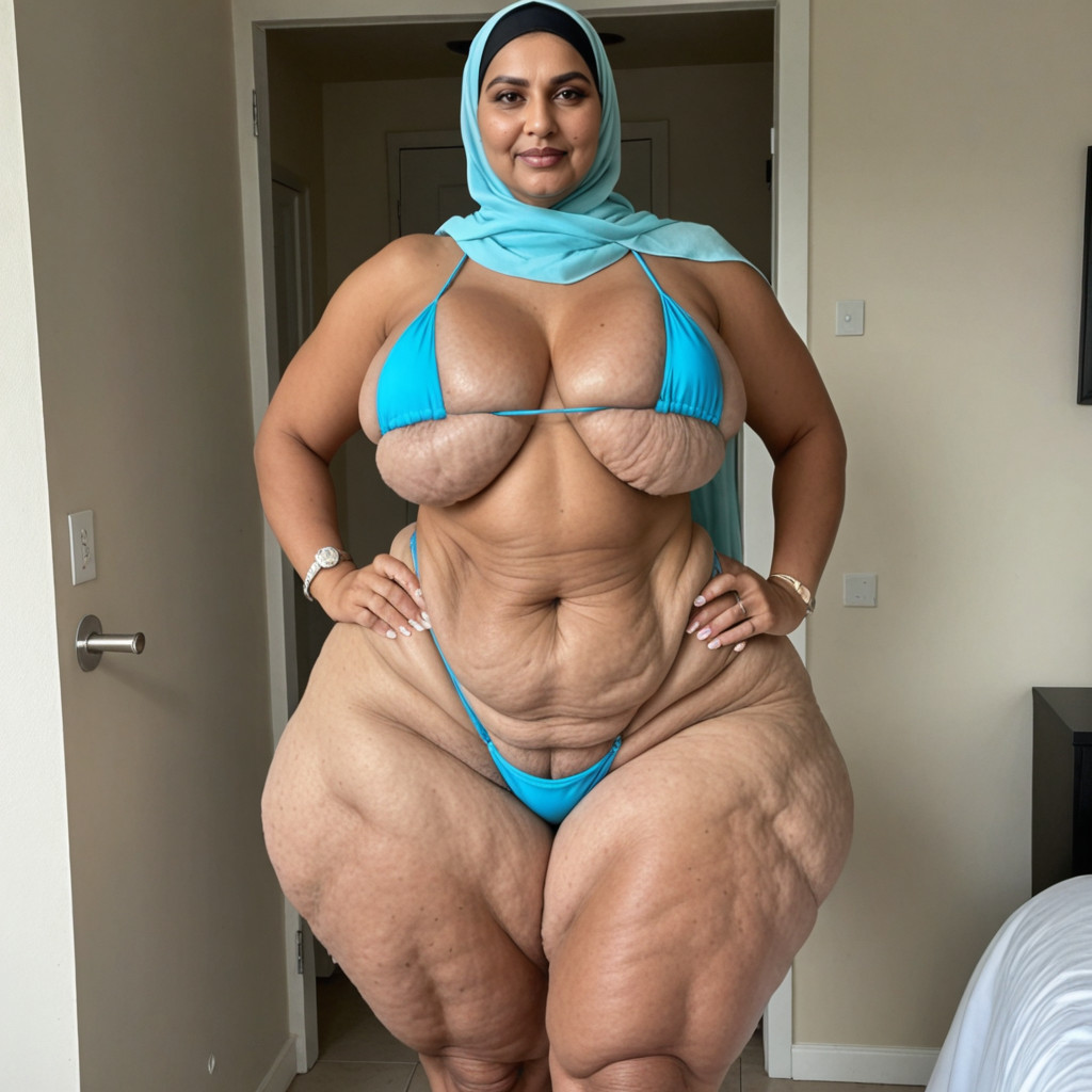 Fat Folded Hips, 50+, Extreme Cellulite Porno IA