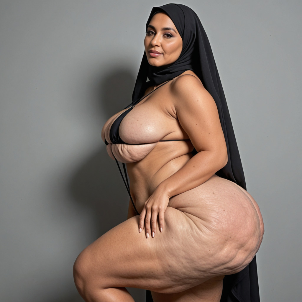 Extrêmement Lourd En Bas, Extremely Beautiful, Bulging Stomach Porno IA