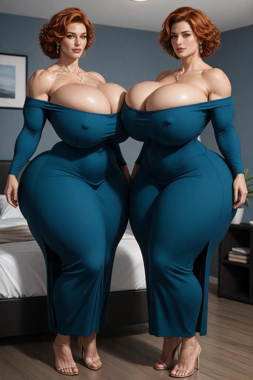 Create An Identical Mirrored Copy Of The Woman Standing On The Right, Leave The Original Woman Completely Unchanged AI Porn
